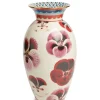 Amphora VasePansy in Porcelain