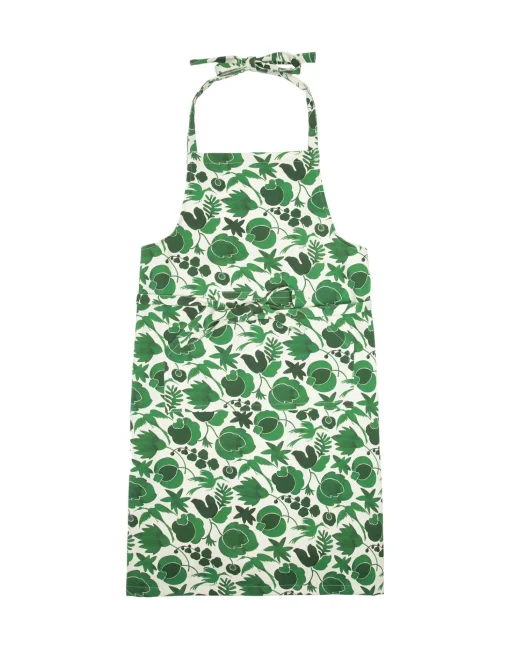 ApronWildbird Verde in Cotton
