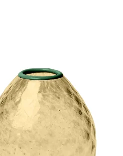 Big Egg VaseGold in Murano Glass