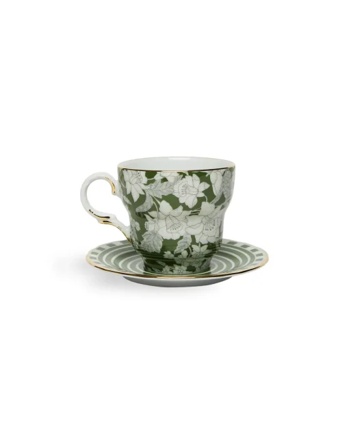 Big Mama Cup And SaucerLilium Avorio in Porcelain