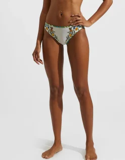 Bikini BottomBorboni Placée Bianco in Lycra