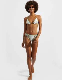 Bikini BottomBorboni Placée Bianco in Lycra
