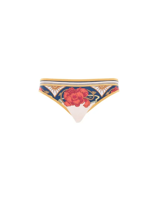 Bikini BottomTaormina Placée Ivory in Lycra