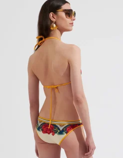 Bikini TopTaormina Placée Ivory in Lycra