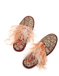 Boudoir SlipperPuzzle Bordeaux in Faille