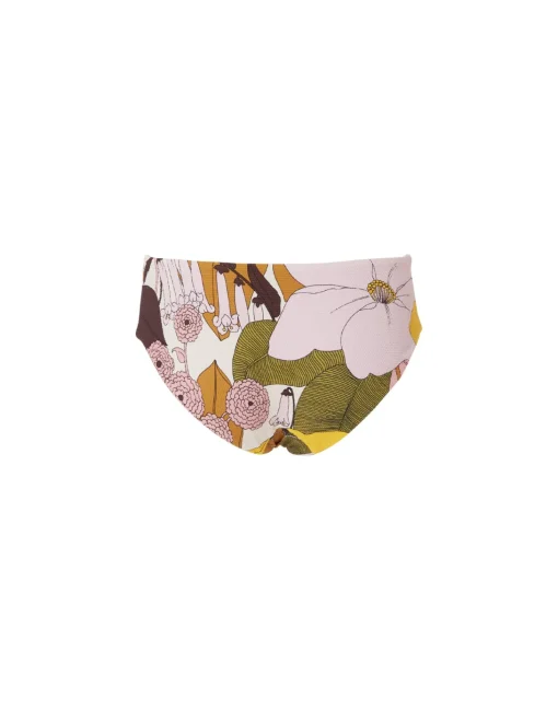 Boy BriefBig Flower Rose in Piquet Lycra