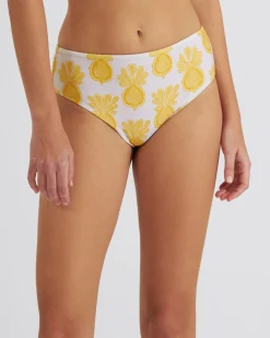 Boy BriefPineapple Sunflower White in Lycra