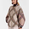 Brooklyn BomberLady Check Light Beige in Wool