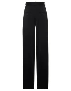 Brooklyn PantsSolid Black in Sable Satin