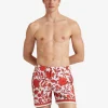 Bulldog Swim ShortsDragonflower Placèe Red in Recycled Polyester