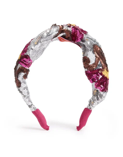 CerchiettoSilver in Textured Sequins