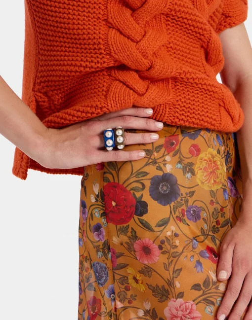 Charlotte SkirtBotticelli Rust in Organza