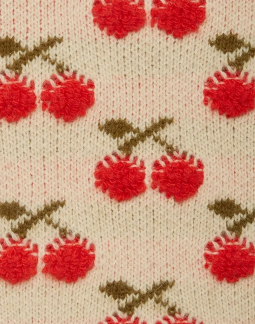 Cherry VestOff White in Wool