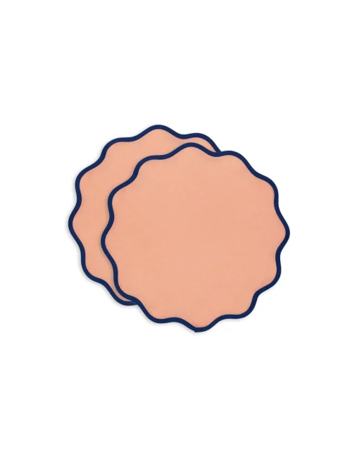 Cloud Placemat Set Of 2Rainbow Rose in Linen