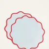 Cloud Placemat Set of 2Rainbow Celeste in Linen