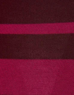 Crew TopSolid Fuchsia in Cotton Cashmere