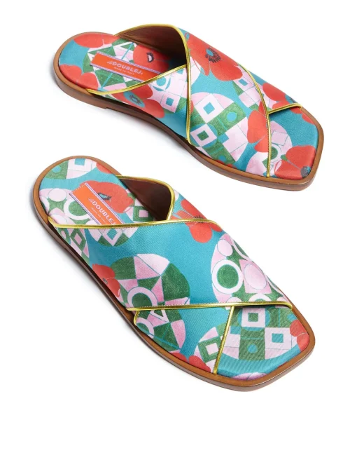 Criss-Cross SandalsNectar in Twill