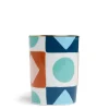 Decorative CupDiamond Dots in Porcelain