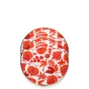 Dessert Plate Set of 2Wildbird Rosso/Bianco in Porcelain