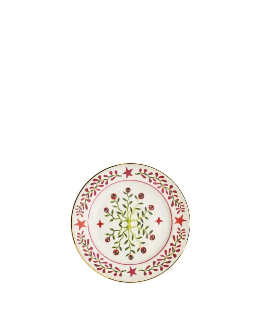 Dessert Plates Set of 2Eye Vines in Porcelain