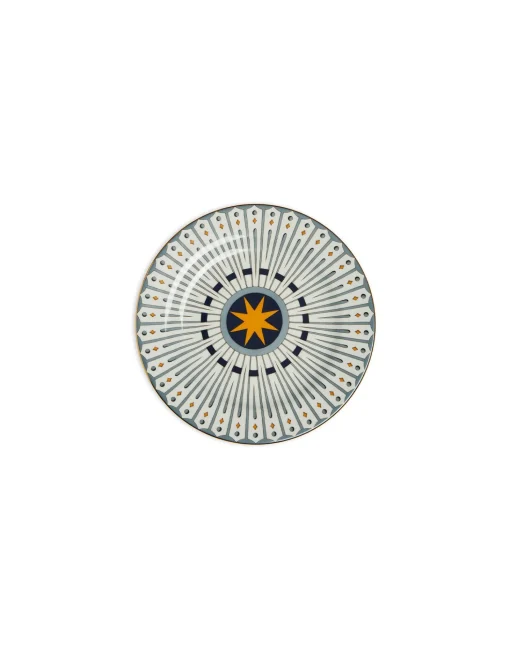 Dessert Plates Set Of 2Feria Sky Blue in Porcelain