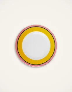 Dinner Plates Set Of 2Rainbow Yellow in Porcelain