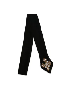 Ella 2-Ways StoleSolid Black in Velvet