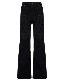 Flare JeansCorte Black in Denim