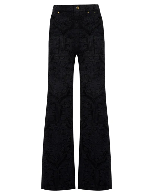 Flare JeansCorte Black in Denim
