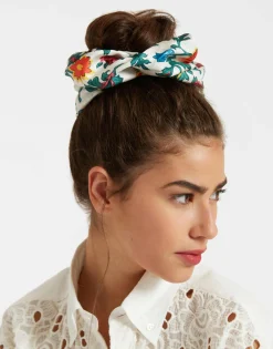 Giga ScrunchieDragonflower Mini Multicolor in Silk Twill