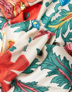 Giga ScrunchieDragonflower Mini Multicolor in Silk Twill