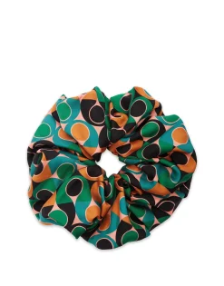 Giga ScrunchieGumball Verde in Silk Twill