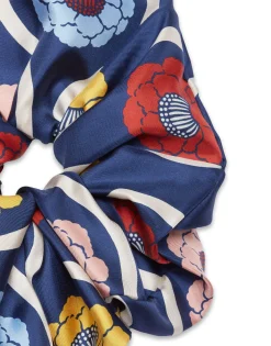 Giga ScrunchieWhitsun Blue in Silk Twill