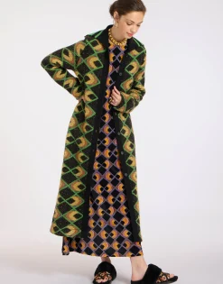 Half-Light CoatHalf-Light Black in Jacquard