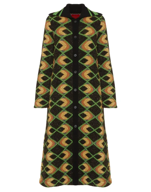 Half-Light CoatHalf-Light Black in Jacquard
