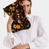 Hand PochetteBotticelli Black in Cotton Velvet