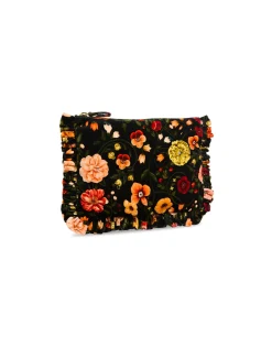 Hand PochetteBotticelli Black in Cotton Velvet
