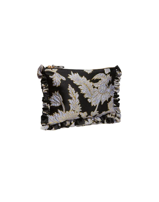 Hand PochetteLark Black in Jacquard