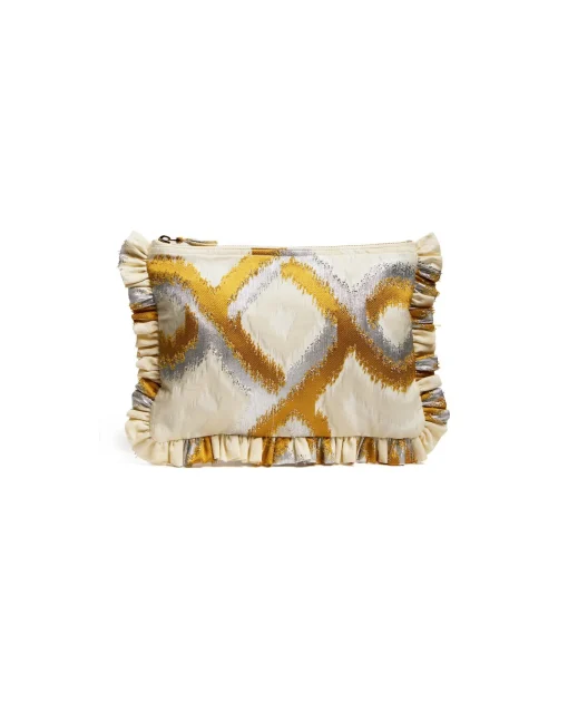 Hand PochetteTackle Gold in Jacquard