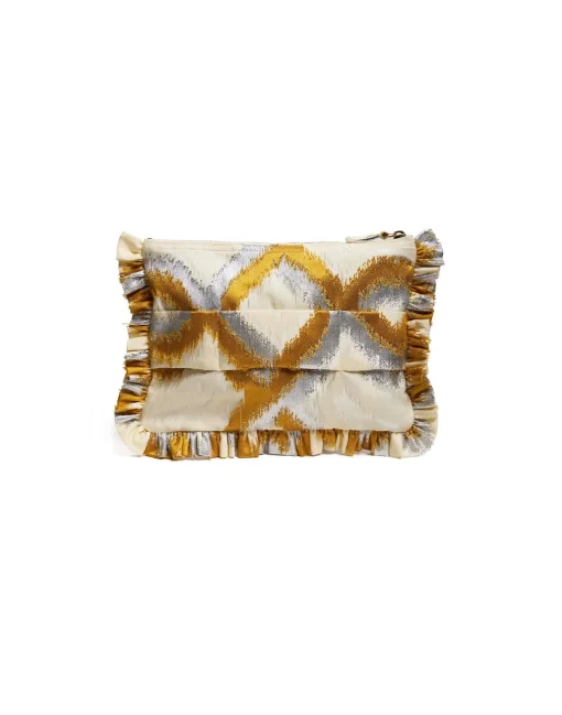 Hand PochetteTackle Gold in Jacquard