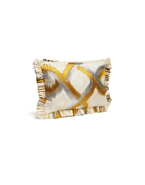 Hand PochetteTackle Gold in Jacquard