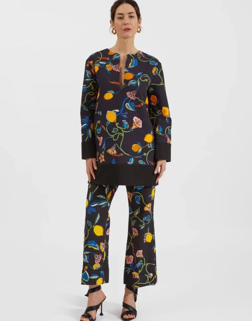 Hendrix PantsBorboni in Shot Cotton