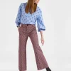 Hendrix PantsSovereign Mini Purple in Heavy Cotton Stretch