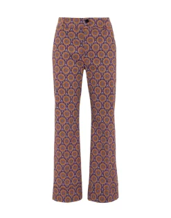 Hendrix PantsSovereign Mini Purple in Heavy Cotton Stretch
