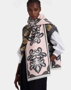 Herald ScarfHerald Light Pink in Wool Silk