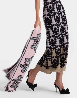 Herald ScarfHerald Light Pink in Wool Silk