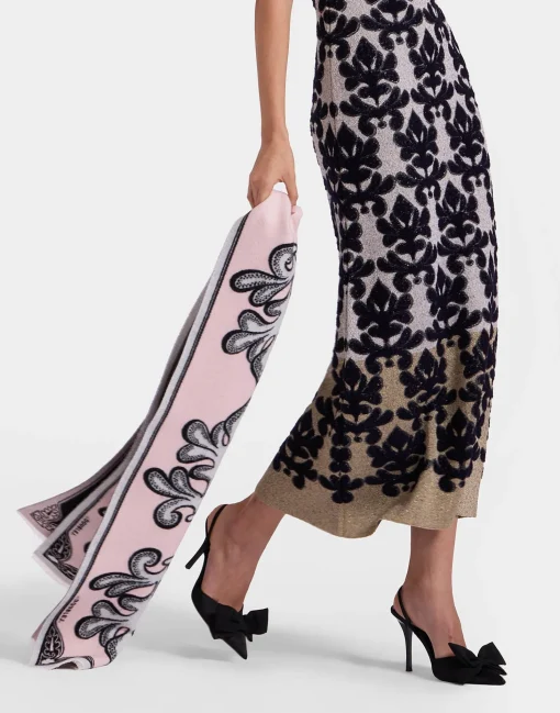 Herald ScarfHerald Light Pink in Wool Silk