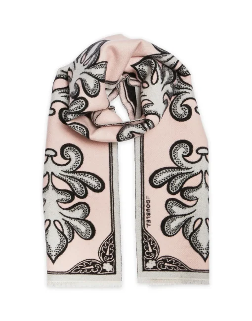 Herald ScarfHerald Light Pink in Wool Silk