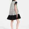 Jackie Mini DressSolid Ivory in Cotton Sangallo