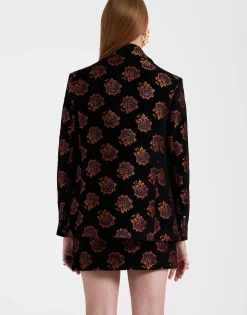 Kelly JacketRosette Black in Jacquard